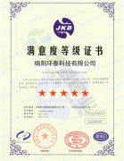 客戶滿意度等級證書（中）